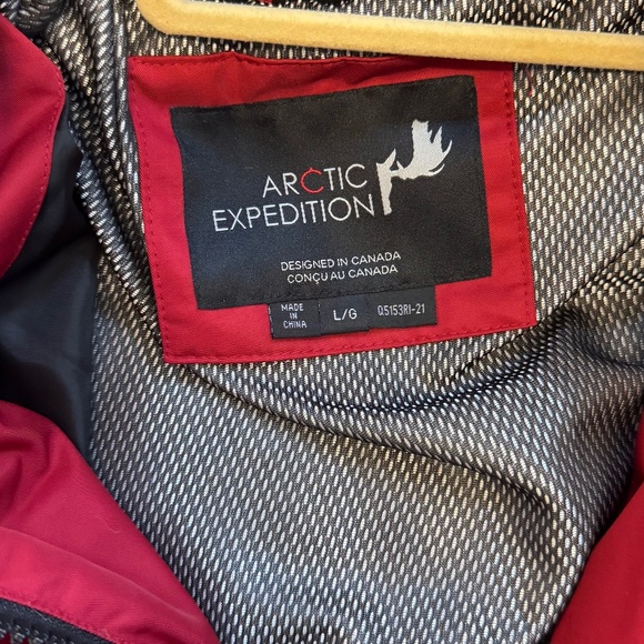 Artic Expedition Gaspe hybraDOWN™ Parka - RED - Picture 3 of 6
